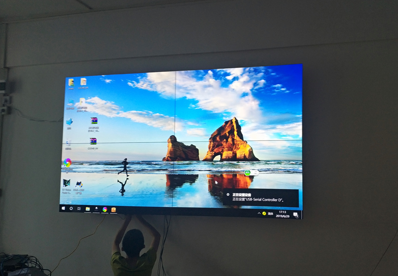 0.88mm拼接屏物理拼縫，0.88液晶拼接屏物理展示